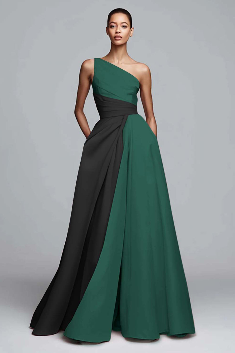 Black And Dark Green