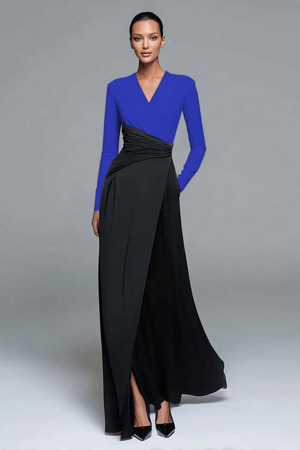 Royal Blue and Black